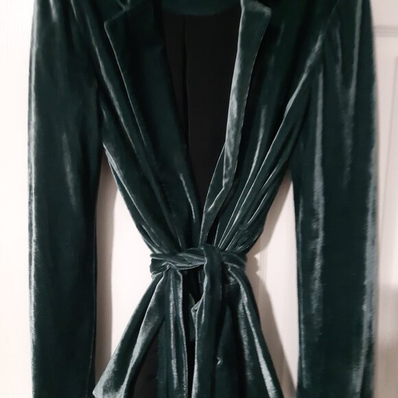 Bershka Velvet Blazer Jacket - Picture 4 of 5